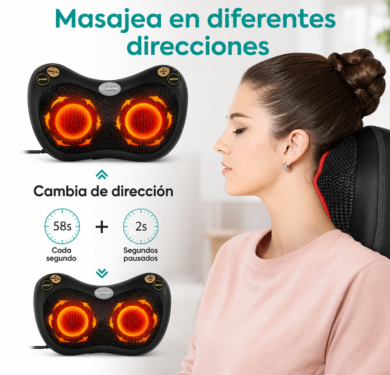 Almohada Masajeadora Premium