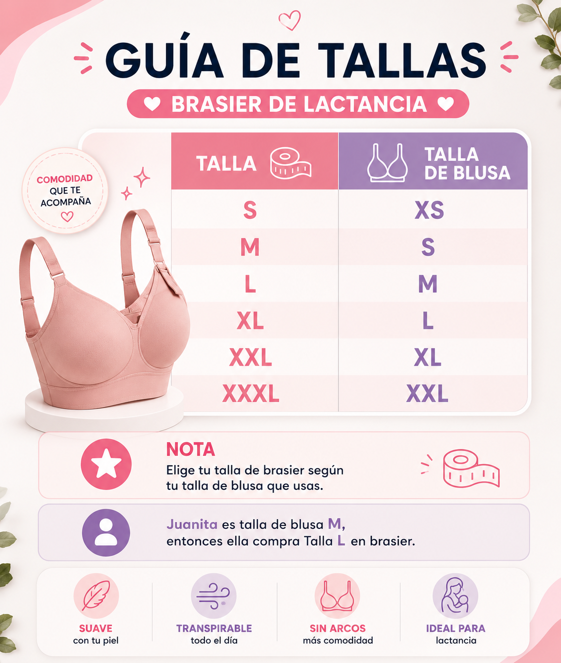 BRASIER MOMCOCY LACTAANCIA