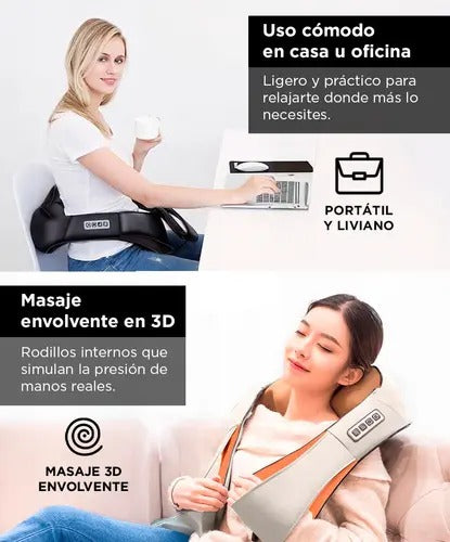 MASAJEADOR - TERAPIA DE CALOR ALIVIO MUSCULAR