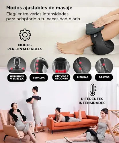 MASAJEADOR - TERAPIA DE CALOR ALIVIO MUSCULAR